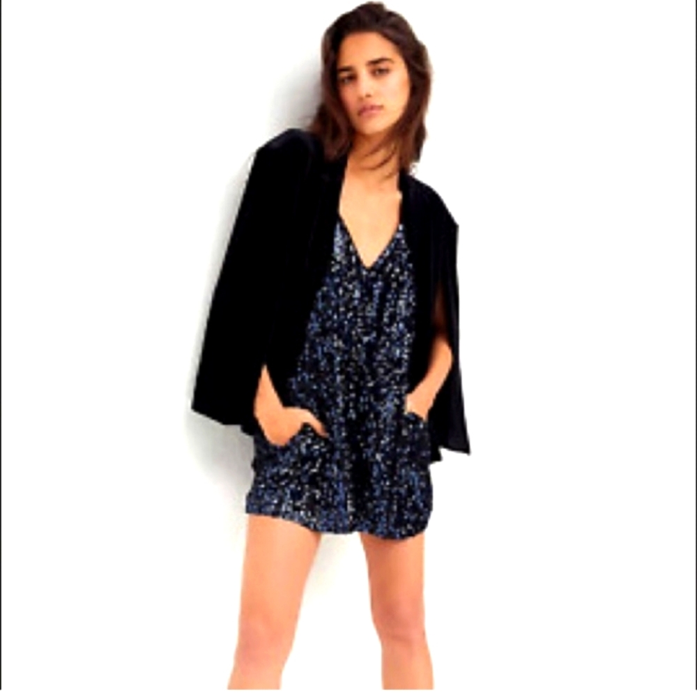 Free People Sequin Romper